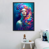 Frau 5d Diy Diamond Painting Diamant Malerei Set MJ3071