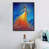 Frau 5d Diy Diamond Painting Diamant Malerei Set MJ3077