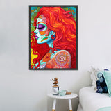 Frau 5d Diy Diamond Painting Diamant Malerei Set MJ3080