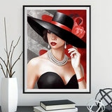 Frau 5d Diy Diamond Painting Diamant Malerei Set MJ3081