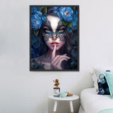 Frau 5d Diy Diamond Painting Diamant Malerei Set MJ3082