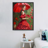 Frau 5d Diy Diamond Painting Diamant Malerei Set MJ3084