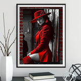 Frau 5d Diy Diamond Painting Diamant Malerei Set MJ3087