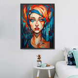 Frau 5d Diy Diamond Painting Diamant Malerei Set MJ3089