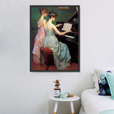 Frau 5d Diy Diamond Painting Diamant Malerei Set MJ3092