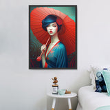 Frau 5d Diy Diamond Painting Diamant Malerei Set MJ3108