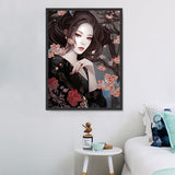 Frau 5d Diy Diamond Painting Diamant Malerei Set MJ3111