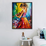 Frau 5d Diy Diamond Painting Diamant Malerei Set MJ3113