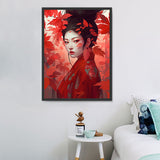 Frau 5d Diy Diamond Painting Diamant Malerei Set MJ3115