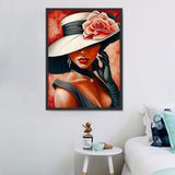 Frau 5d Diy Diamond Painting Diamant Malerei Set MJ3119