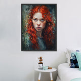 Frau 5d Diy Diamond Painting Diamant Malerei Set MJ3120