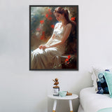 Frau 5d Diy Diamond Painting Diamant Malerei Set MJ3122