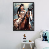 Frau 5d Diy Diamond Painting Diamant Malerei Set MJ3125