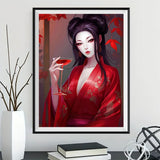 Frau 5d Diy Diamond Painting Diamant Malerei Set MJ3126