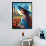 Frau 5d Diy Diamond Painting Diamant Malerei Set MJ3129