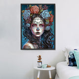 Frau 5d Diy Diamond Painting Diamant Malerei Set MJ3132