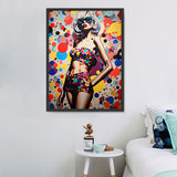 Frau 5d Diy Diamond Painting Diamant Malerei Set MJ3133