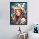 Frau 5d Diy Diamond Painting Diamant Malerei Set MJ3137