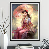 Frau 5d Diy Diamond Painting Diamant Malerei Set MJ3175