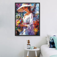Frau 5d Diy Diamond Painting Diamant Malerei Set MJ3176