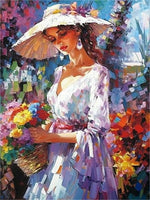 Frau 5d Diy Diamond Painting Diamant Malerei Set MJ3176