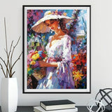 Frau 5d Diy Diamond Painting Diamant Malerei Set MJ3176