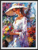 Frau 5d Diy Diamond Painting Diamant Malerei Set MJ3176