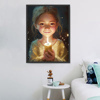 Mädchen 5d Diy Diamond Painting Diamant Malerei Set MJ3331