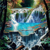 Wasserfall 5d Diy Diamond Painting Diamant Malerei Set MJ7194