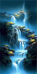 Wasserfall 5d Diy Diamond Painting Diamant Malerei Set MJ7199