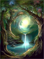 Wasserfall 5d Diy Diamond Painting Diamant Malerei Set MJ7201