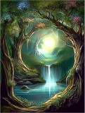 Wasserfall 5d Diy Diamond Painting Diamant Malerei Set MJ7201
