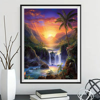 Wasserfall 5d Diy Diamond Painting Diamant Malerei Set MJ7202