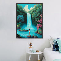 Wasserfall 5d Diy Diamond Painting Diamant Malerei Set MJ7213