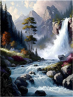 Wasserfall 5d Diy Diamond Painting Diamant Malerei Set MJ7215