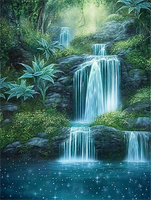 Wasserfall 5d Diy Diamond Painting Diamant Malerei Set MJ7216