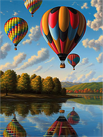 Ballon 5d Diy Diamond Painting Diamant Malerei Set MJ7235