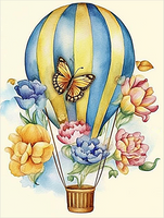 Ballon 5d Diy Diamond Painting Diamant Malerei Set MJ7238