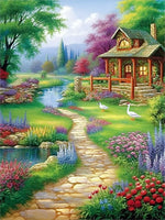 Dorf 5d Diy Diamond Painting Diamant Malerei Set MJ7274