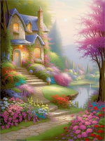 Dorf 5d Diy Diamond Painting Diamant Malerei Set MJ7276