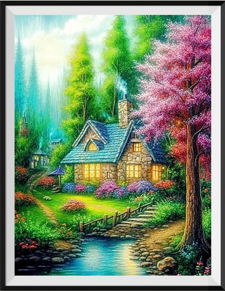 Dorf 5d Diy Diamond Painting Diamant Malerei Set MJ7277