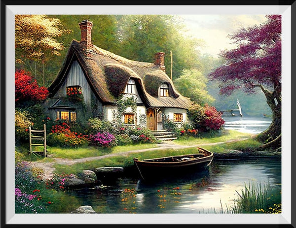 Dorf 5d Diy Diamond Painting Diamant Malerei Set MJ7296