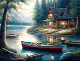 Dorf 5d Diy Diamond Painting Diamant Malerei Set MJ7301