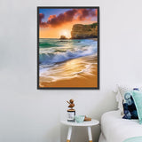 Strand 5d Diy Diamond Painting Diamant Malerei Set MJ8516