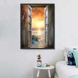 Strand 5d Diy Diamond Painting Diamant Malerei Set MJ8536