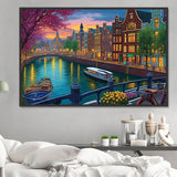 Stadt 5d Diy Diamond Painting Diamant Malerei Set MJ8635