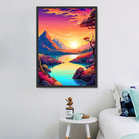 Natur 5d Diy Diamond Painting Diamant Malerei Set MJ8859