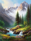 Natur 5d Diy Diamond Painting Diamant Malerei Set MJ8906