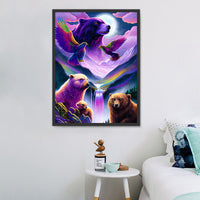 Tiere 5d Diy Diamond Painting Diamant Malerei Set MJ8984