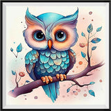 Eule 5d Diy Diamond Painting Diamant Malerei Set MJ9745